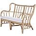 Set Da Giardino Con Tavolo 4 Posti Brindisi Rattan Naturale - Foto miniatura 5