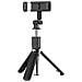 S3 2in1 Selfie Stick & Video Web Call Tripod Stand Extended Till 68cm & Shutter Button Black - Foto miniatura 3