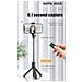 S3 2in1 Selfie Stick & Video Web Call Tripod Stand Extended Till 68cm & Shutter Button Black - Foto miniatura 5