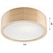 Lampada A Soffitto Eveline - Marrone - Legno, Vetro - 27x27x8 Cm - Foto miniatura 5