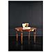 Tavolo Rotondo Classico Allungabile Tornito Legno Bassano 120x120x80 - Foto miniatura 1