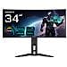 Monitor 34" OLED Curvo Gaming MO34WQC2 EK WQHD 3440 x 1440 Pixel Tempo di Risposta 0.03 ms Frequenza di Aggiornamento 240 (Hz) - Foto miniatura 1