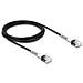 Cavo di rete RJ45 con protezione a doppia curvatura Cat. 6A UTP Slim da 3 m nero - Foto miniatura 1