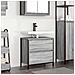 Mobile Lavabo da Bagno con Cassetti Grigio Sonoma 60x34,5x60 cm - Foto miniatura 1