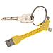 Connettore 2 In 1 Semirigido Ip5/6 E Micro Usb 8x2 Cm. Colore Giallo - Foto miniatura 3
