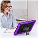 Custodia Difensiva Con Protezione Schermo Per Samsung Galaxy Tab A7 T500 Viola - Foto miniatura 2