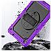 Custodia Difensiva Con Protezione Schermo Per Samsung Galaxy Tab A7 T500 Viola - Foto miniatura 3