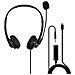 20432 Cuffia e Auricolare Cablato Casco Ufficio Nero - Foto miniatura 4