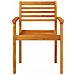 Set da giardino da pranzo 5 pezzi in legno massello di acacia - Foto miniatura 8