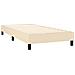 Giroletto a Molle con Materasso Crema 100x200 cm in Tessuto - Foto miniatura 4