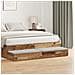 Cassetti per Letto Legno Vecchio 150x36,5x16,5 cm Legno Ingegnerizzato - Foto miniatura 2