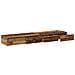 Cassetti per Letto Legno Vecchio 150x36,5x16,5 cm Legno Ingegnerizzato - Foto miniatura 5