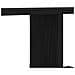 Mensola TV da parete  nera in rovere 125x18x23 cm in legno ingegnerizzato - Foto miniatura 8