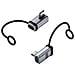 Adattatore Angolato Usb-c Femmina A Usb-c Maschio 240w 120gbps Con Cordino (2 Pezzi) Silver - Foto miniatura 2