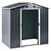 Casetta Da Giardino Cirella 194 Cm 118 Cm Grigio Grafite - Foto miniatura 3