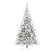 Albero di Natale artificiale con luci integrate Argento 240 cm - Foto miniatura 3