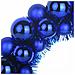Corone di Palline di Natale 2 pcs Blu 33 x 33 x 7 cm - Foto miniatura 6