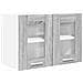 Armadio pensile Riga 2 pcs Grigio Sonoma 60 x 31 x 40 cm - Foto miniatura 5