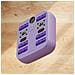Massaggiatore Smart Per Piedi E Schiena Con 10 Livelli Di Intensità E Terapia Del Calore - Massaggio Profondo Con Impastamento E Rotolamento Purple - Foto miniatura 3