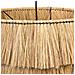 Plafoniera In Fibra Naturale Marrone 38x38x38h - Foto miniatura 5