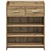 Mobile per scarpe Rovere Artigianale 73,5 x 36 x 92 cm - Foto miniatura 4