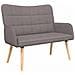Sofa a Due Posti Talpa 115 x 61 x 87 cm Tessuto - Foto miniatura 1