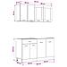 Unità Cucina LYON 4 pcs Rovere Nero Legno ingegnerizzato - Foto miniatura 9