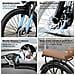250W Elettrica per Adulti, Batteria Rimovibile 36V 13Ah, City Bike da 26 pollici per donne - Foto miniatura 5