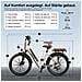 250W Elettrica per Adulti, Batteria Rimovibile 36V 13Ah, City Bike da 26 pollici per donne - Foto miniatura 7