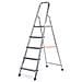 Scala in Alluminio con 5 gradini antiscivolo per uso interno ed esterno - Foto miniatura 1