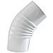 Gomito Smalt. Bianco 45° Cm 12 - Foto miniatura 2