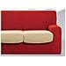 Copriseduta Sofa Cover In Tinta Unita 2 Posti Rosso Cardinale 130 - Foto miniatura 3