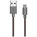 Cavo USB - Type C 2.0 con connettori metallici e cavo braided 1,5 m - Grigio - Foto miniatura 1