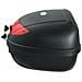 Bauletto Moto 28 Litri Scooter Touring Valigia Rigida Piastra Adattabile Nero - Foto miniatura 2