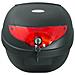 Bauletto Moto 28 Litri Scooter Touring Valigia Rigida Piastra Adattabile Nero - Foto miniatura 3