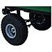 Carrello Manuale Ribaltabile Da Giardino 300 Kg 75 L Verde - Foto miniatura 7