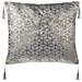 Set Di 2 Cuscini Jacquard Argento Con Nappe 45 X 45 Cm Camellia - Foto miniatura 2