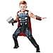 Costume Deluxe Da Thor Con Martello Per Bambino - Taglia: 7/8 Anni (128 Cm)  - Foto miniatura 1