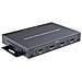 Premiumcord Hdmi 4x1 Quad Multi Viewer Con Telecomando Alimentatore E Di Retealloggiamento Il Video Metallorisoluzione In Full Hd 1080p 60hzhdcpcolore Argento - Foto miniatura 3