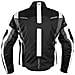 Giacca Tessuto Moto Protezioni Ce Manica Staccabile Gilet Termico Bianco 4xl - Foto miniatura 2