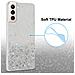 Custodia Compatibile Con Samsung Galaxy S21 Plus In Trasparente Con Glitter - Coperchio Protettivo In Silicone Tpu Flessibile Con Glitter Scintillanti - Foto miniatura 4