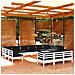 Set Divani Da Giardino 13 Pz Con Cuscini Bianchi Legno Di Pino - Foto miniatura 1