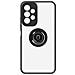 Cover Samsung Galaxy A13 4g Bimateria Anello Metallico Supporto Nera - Foto miniatura 1