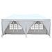 Tenda Per Feste Pieghevole Con Pareti Laterali Bianco 3x6 M - Foto miniatura 3