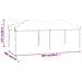 Tenda Per Feste Pieghevole Con Pareti Laterali Bianco 3x6 M - Foto miniatura 4