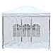 Tenda Per Feste Pieghevole Con Pareti Laterali Bianco 3x6 M - Foto miniatura 6