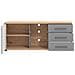 Ellie - Porta Tv Un Anta Tre Cassetti Moderno Minimal In Legno - Foto miniatura 3