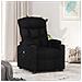 Poltrona Elettrica Reclinabile Nera In Tessuto - Foto miniatura 1