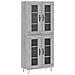 Credenza Grigio Sonoma 69,5x34x180 Cm In Legno Multistrato - Foto miniatura 2