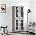 Credenza Grigio Sonoma 69,5x34x180 Cm In Legno Multistrato - Foto miniatura 1